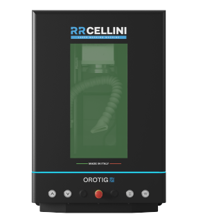 La marcatrice laser RR Cellini di Orotig consente di realizzare marcature tridimensionali di qualità superiore su oggetti in metallo.