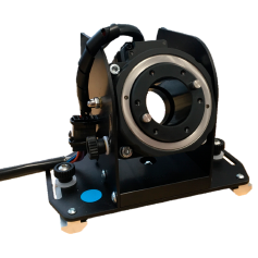 Accessorio motore rotativo e mandrini per la marcatrice laser RR Pico di Orotig.