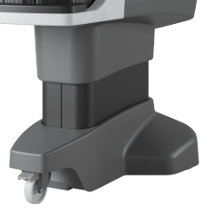 Accessorio piedistallo regolabile per la saldatrice laser Revo X di Orotig.