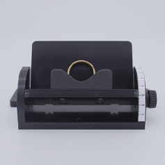 Tiltable support accessory for Orotig's Canova laser marker.
