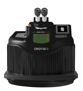 Orotig's Midi Tech laser welder is the reliable entry-level solution perfect for the most frequent goldsmithing work.