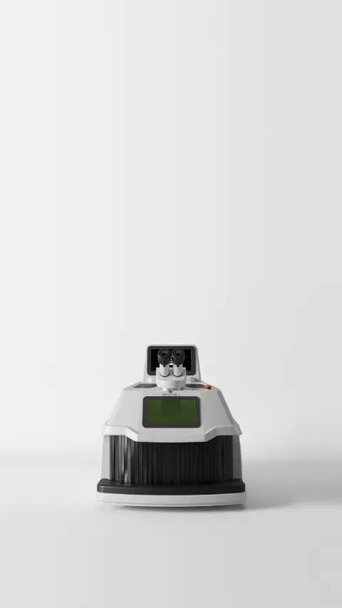 Die Laserschweißmaschine Evo X von Orotig schweißt alle Arten von Metallen perfekt und garantiert höchste Qualität und Präzision.
