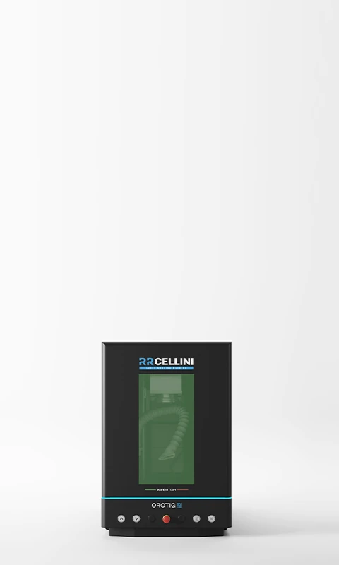 Die 3D-Lasermarkiermaschine RR Cellini von Orotig ermöglicht hervorragende dreidimensionale Markierungen auf Metallobjekten.